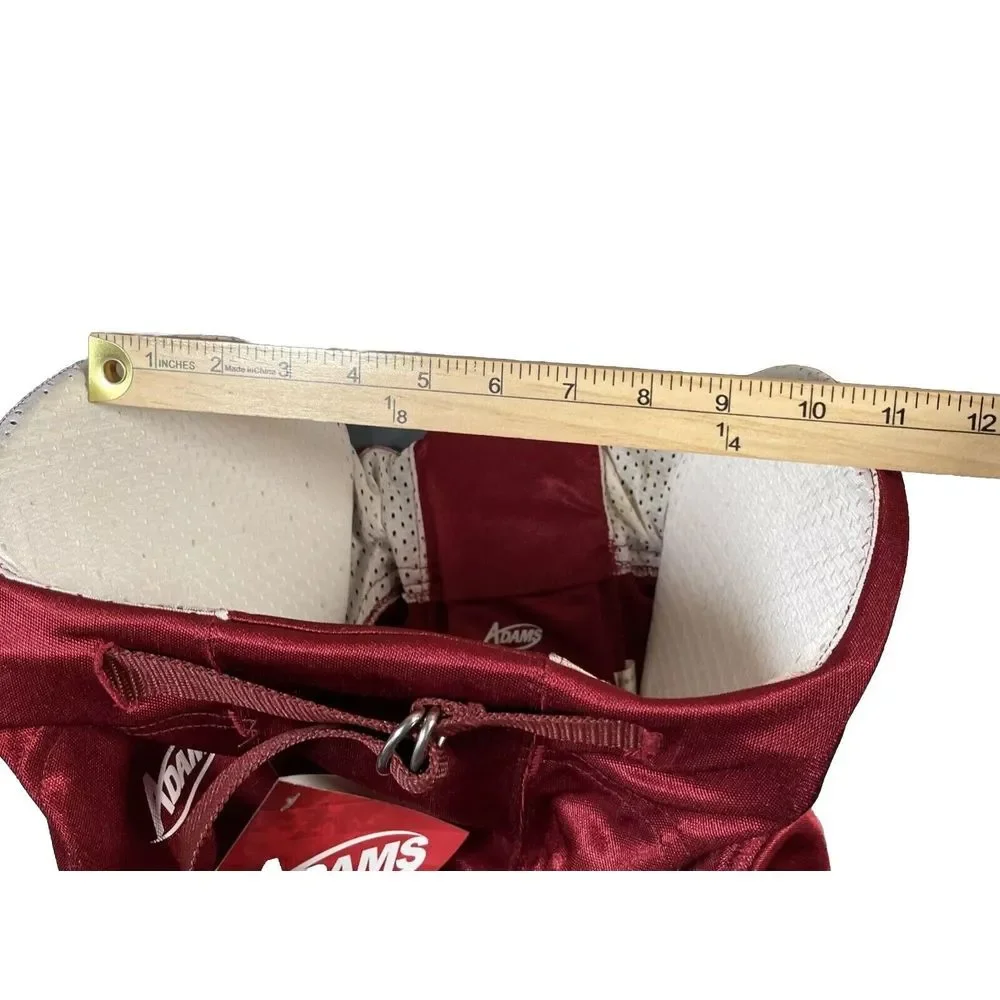 NWT Adams‎ Varsity All-in-one Integrated Padded Football Pants Sz Med Maroon